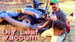 The Best Way To Build A Leaf Vacuum For About 100 Inexpensive Collection System [upl. by Chancey630]