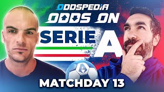 Serie A Predictions 202425 Matchday 13  Best Football Betting Tips Today [upl. by Perlman229]