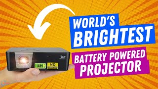 👉 FIRST LOOK  AAXA P6X BATTERY POWERED PICO PROJECTOR REVIEW [upl. by Malti166]