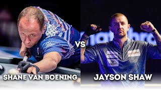 Shane Van Boening vs Jayson Shaw  Premier League Pool 2024 [upl. by Dnalerb]