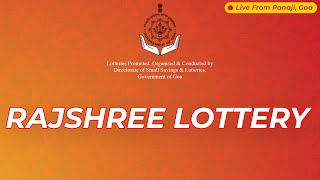 RAJSHREE 50 SOM WEEKLY LOTTERY Dated 21 OCT 2024 07 30 PM Rajshree Lottery Live Result [upl. by Otxis759]