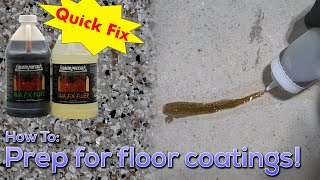 How To Prep for Floor Coatings  Cracks and Saw Cuts [upl. by Milicent]