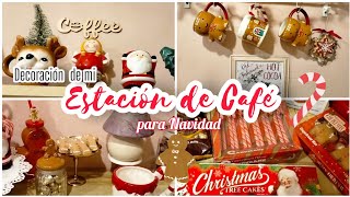 Decorando mi Estación de Café ☕ Navideña 🎀🎄❤️ cocoabar [upl. by Sirod]