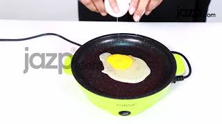 Yonsa Electric Frying Baking PanYellow Jazpcom [upl. by Yrffoeg]