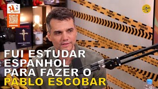 WAGNER MOURA FALA SOBRE NARCOS PABLO ESCOBAR [upl. by Jacquie]