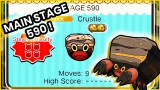 Pokemon Shuffle  Main Stage 590  Crustle Itemless [upl. by Abran]