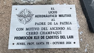 cerro champaquí 2024  promocion XLII  liceo aeronautico militar [upl. by Eresed]