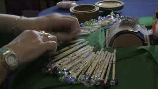 introduction to the process of Bobbin Lace Making [upl. by Arul876]