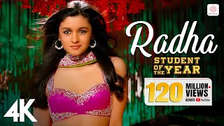 Radha  SOTY  Alia Bhatt  Sidharth Malhotra  Varun Dhawan  Udit Narayan  Shreya Ghoshal  4K [upl. by Satsok701]