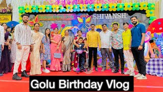 गोलुचा Birthday Vlog  Aamle Family  Family Vlog [upl. by Desberg]