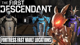 Fortress Encrypted Vault Locations Ultimate Bunny Resources  The First Descendant Guide 4K [upl. by Marbut13]