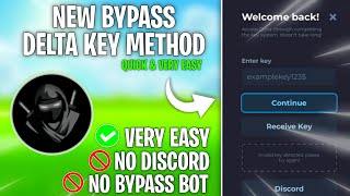 How To Bypass Delta Key  No Discord  Bypass Bot Required  Delta Latest Version Download Link [upl. by Winifield]