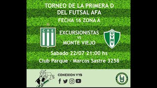 EXCURSIONISTAS VS MONTEVIEJO  FUTSAL AFA PRIMERA D 2023 FECHA 16 [upl. by Svetlana484]