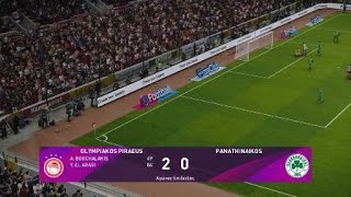 Olympiakos vs Panathinaikos eFootball PES 2020 [upl. by Prowel761]