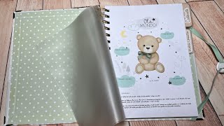 Caderneta de vacinação personalizada no tema ursinho verde para o pequeno Benjamin 🐻 caderneta [upl. by Fortna]