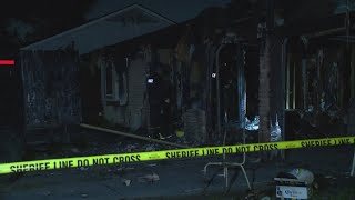 New owner finds human remains at firedamaged home in northeast Harris County [upl. by Uhej]