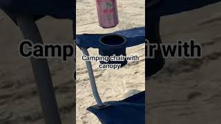 Camping chair with canopy ❤️❤️❤️ camping camper traveling [upl. by Yeltihw]