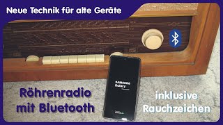 Röhrenradio mit Bluetooth Modul VHM314 und ungewollte Rauchsignale [upl. by Yahsat65]