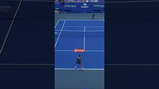 ABSURD point by SINNER at US open😱🎾 sinner tennis edit [upl. by Carlita]