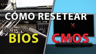 Cómo hacer Reset a la Bios Clear CMOS  Solución PC NO DA VIDEO [upl. by Attenev]