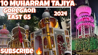 🥺10 MUHARRAM TAJIYA  SPPL COLONY  GOREGAON EAST  trending muharram goregaoneast [upl. by Antrim]