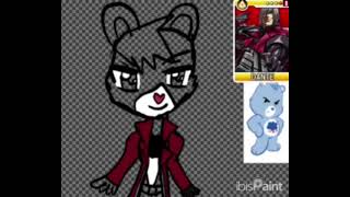 Devil May Cry X Care Bears Dante Bear Speedpaint [upl. by Cirre]