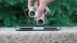 Rapid Rotation Fidget Spinner VS IP68 Rugged Phone Blackview BV7000 fashionable and thin body [upl. by Ahsitruc]