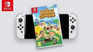 Animal Crossing New Horizons on Nintendo Switch OLED Handheld [upl. by Adigun796]