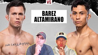 UFC Paris Daniel Barez vs Victor Altamirano Prediction Bets amp DraftKings [upl. by Renell]