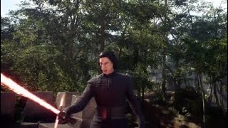 Todas las conversaciones de kylo Ren sin mascara con los heroes de battlefront 2  español latino [upl. by Colman]