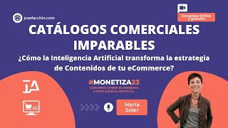 ¿Cómo la Inteligencia Artificial ayuda a crear catálogos en un eCommerce [upl. by Tterb533]