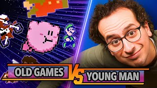 OLD GAMES vs YOUNG MAN Lets Play Nintendo World Championships NES Edition [upl. by Gherlein]