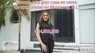 Casa con alberca en venta oportunidad Monterrey NL Zona Cumbres [upl. by Skye]