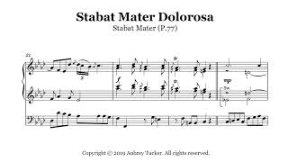 Organ Stabat Mater Dolorosa P77  Giovanni Pergolesi [upl. by Allesiram301]