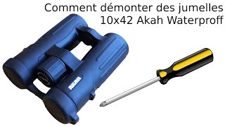 Comment démonter une paire de jumelles AKAH 10x42 Waterproof [upl. by Doro898]