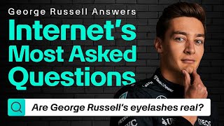 Are George Russells Eyelashes Real 👀 Answering the Internets Most Searched Questions 🔍 [upl. by Eam92]