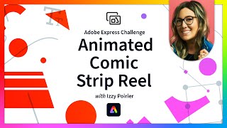 Animated Comic Strip Reel  Adobe Express Animation Challenge [upl. by Studdard]