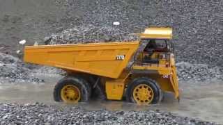 CAT 777D Big mining dump truck in Action BEST MACHINES [upl. by Llehsyt946]