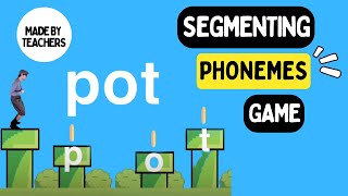 Segmenting Phonemes  Phonemic Awareness Game [upl. by Elocim302]