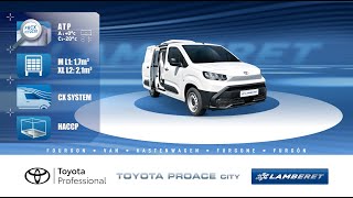 TOYOTA Proace City kühlkastenwagen [upl. by Medora]