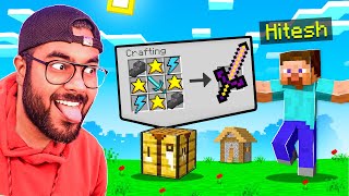 🔥 Crafting OP Sword in MINECRAFT 🔥  HAGGAPUR Episode 17  Hitesh KS [upl. by Jany]