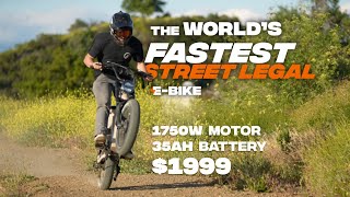 XTRAIL PRO  The Worlds Fastest Streetlegal eBike [upl. by Harriott]