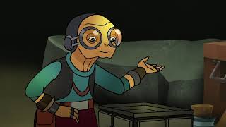 Star Wars Forces of Destiny Maz Kanata Scenes [upl. by Grannia722]