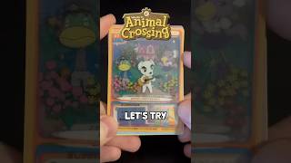 Designing ABLE SISTERS using Animal Crossing Cards shorts AnimalCrossing ACNH [upl. by Leaw]