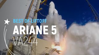 Flight VA244  Ariane 5 Best of Liftoff  Arianespace [upl. by Oihsoy]