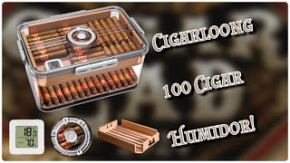 CIGARLOONG 100 Cigar Humidor  Amazon [upl. by Nav]