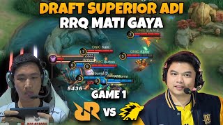 KEMBALIKAN ACIL  RRQ VS ONIC GAME 1 MPL ID SEASON 11 [upl. by Sontich]