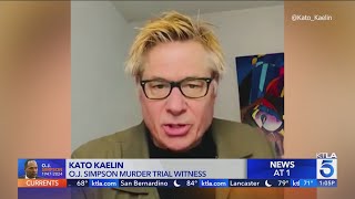 Goldman family Kato Kaelin react to the death of OJ Simpson KTLA 5 News Team Coverage [upl. by Prendergast]