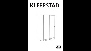 IKEA KLEPPSTAD Kurulumu furniture installation [upl. by Nelubez]