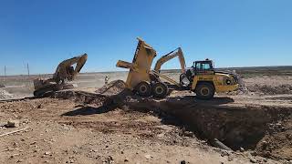 Articulated Dump Truck Brings in More Dirt [upl. by Bakemeier852]